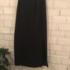 Long black skirt